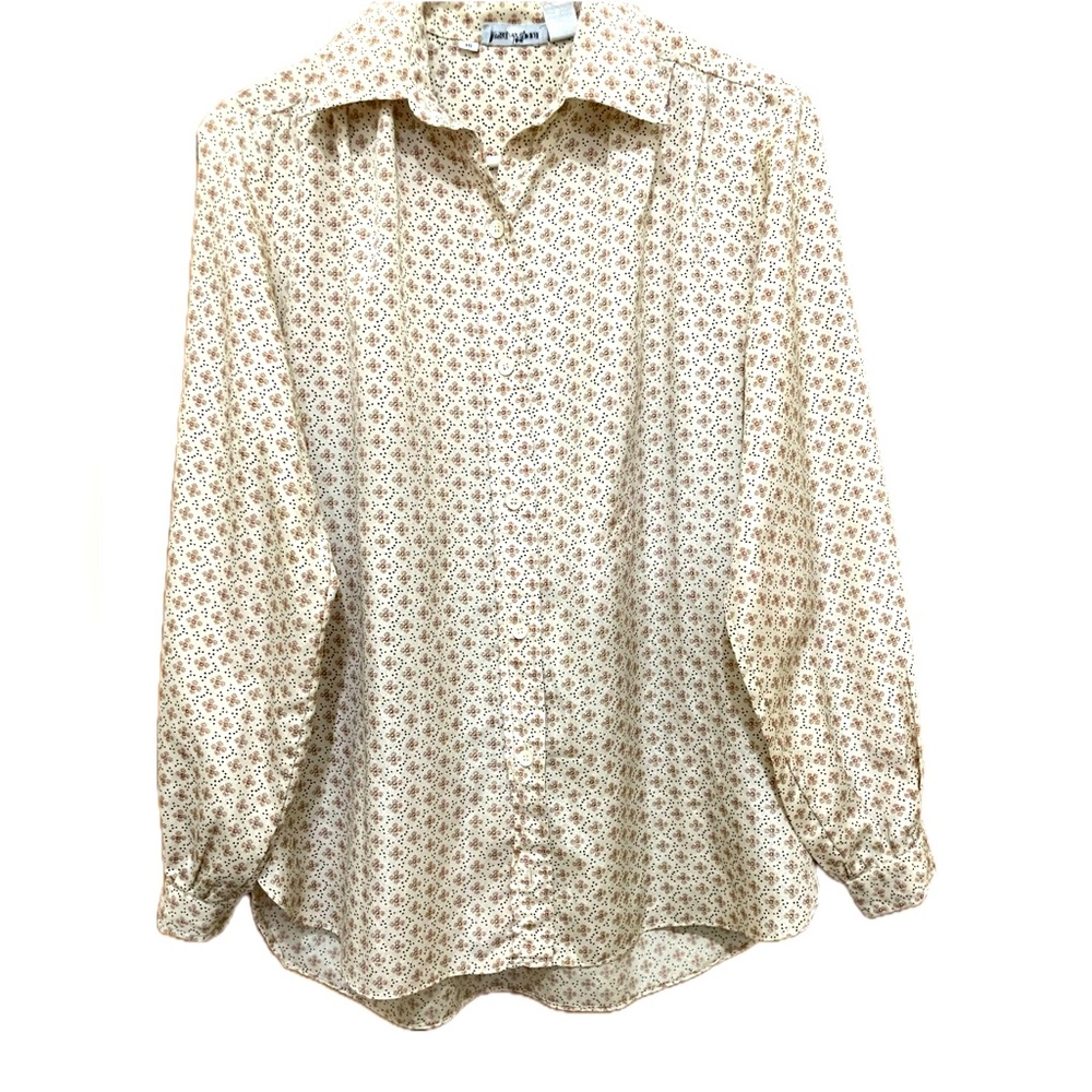 Carefree cream pattern shirt